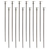 Outdoor Outfitters Field Stakes 400mm 12-Pack with Split Pins