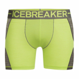 Icebreaker Mens Merino Hybrid Anatomica Zone Boxers Citron/Metal M