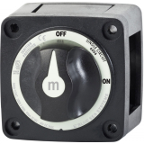 Blue Sea M-Series Battery Switch On/Off Black with Knob