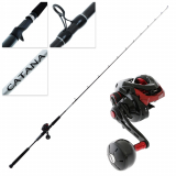 Shimano Genpu XT 200PG Catana Microjig Combo 6ft 6in 10-20lb 1pc