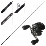 Shimano Curado 200HG Dialuna B76M Medium Baitcaster Combo 7ft 6in 8-40g PE1-2.5 2pc