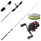 Daiwa PR100 Exceler Oceano 661HB Slow Jig Combo with Braid 6ft 6in PE1-2 1pc
