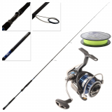 Daiwa Legalis LT 3000D-C TD Tierra Soft Bait Spin Combo with Braid 7ft 10in 4-8kg 2pc