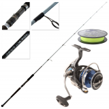 Daiwa Legalis LT 4000D-C TD Saltwater Slow Jig Spin Combo with Braid 6ft 6in 90-180g 1pc