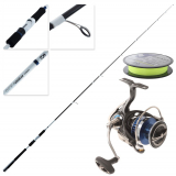 Daiwa Legalis LT 4000D-C Exceler Oceano Soft Bait Spin Combo with Braid 7ft 6in 5-9kg 2pc