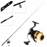 Shimano FX 4000 FC Eclipse Telescopic Trout Spin Combo with Line 6ft 6in 3-4kg