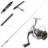 Shimano Nasci 2500HG FC Salty Advance Softbait Spin Combo 6ft 10in PE0.1-0.6 2pc