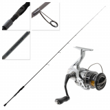 Shimano Nasci 2500HG FC Blackout Light Canal Spin Combo 8ft 2in 4-10lb 2-12g 2pc