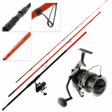 Okuma Big Bomber 8000S Nano Matrix Plus Mad Dog Surf Combo 15ft 8-12kg 3pc