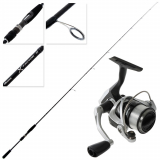 Okuma Safina 3000 X-Factor II Freshwater Spin Combo with Mono and Tube 7ft 6in 2-4kg 4pc