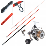 Okuma Trio Rex Salt 60FD Nano Matrix Plus Surf Spin Combo 15ft 8-12kg 3pc