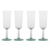 Marc Newson Unbreakable Glow in the Dark Flute Glass Set of 4