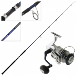 Shimano Saragosa 8000 HG Ocea Plugger Flex S80M Topwater Combo 8ft PE4 2pc