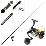 Shimano Stella 6000 SW HGC Grappler Type C S710ML Topwater Spin Combo 7ft 10in PE4 2pc