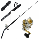 Shimano Talica 20 Status Blue Water 2-Speed Bent Butt Game Combo 5ft 6in 24-37kg 2pc