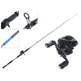 Shimano Caius 150A Low Profile Baitcaster and Vortex Inshore Jig Combo 6ft 6in 6-10kg 1pc