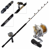 Shimano Talica 50 II Tiagra Ultra Stand-Up Roller 2-Speed Game Combo 5ft 5in 50lb 2pc