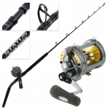 Shimano Tyrnos 50 LRS Status Blue Water Bent Butt Deep Drop 2-Speed Game Combo 5ft 6in 22-36kg 2pc
