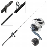 Shimano Tranx 300-HG Blackout OH Slow Jig Combo 6ft 4in 45-160g 1pc