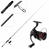 Shimano Vanford 2500 HG Blackout Light Canal Spin Combo 8ft 2in 4-10lb 2-12g 2pc