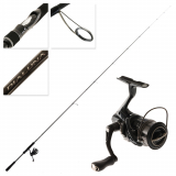 Shimano Vanquish C2000SHG FB Dialuna S86L-S Canal Spin Combo 8ft 6in PE0.3-1 2pc