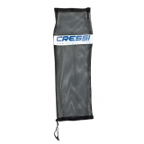 Cressi Drawstring Mesh Bag for Snorkel and Fins Set Black