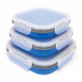 Popup Collapsible Food Containers Qty 3