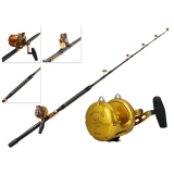 Okuma Makaira Gold 30 Stand-Up Game Combo with ALPS Bearing Rollers 5'8'' 15kg 1pc