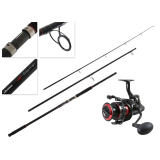 Okuma Ceymar CMBF-365 Medium Spin Surfcasting Combo with Line 13ft 6in 3pc