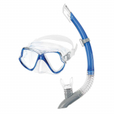 Mares Dolphin Combo Mask and Snorkel Set Blue/Clear