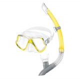 Mares Dolphin Combo Mask and Snorkel Set Yellow/Clear