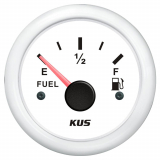 KUS Fuel Level Gauge 0-190 White
