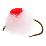 Black Magic Unweighted Mini Globug Trout Fly Champ Red A14