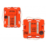 Life Cell Yachtsman Commercial Safety Storage Box / Solo Buoyancy Aid Orange