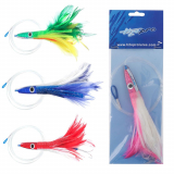 H2O Pro Ahi Feather Skippy Lure Rigged