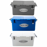 Icey-Tek Two Compartment Chilly Bin with Split Lid 115L