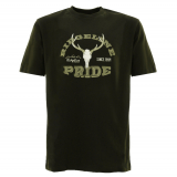 Ridgeline Stag Mens T-Shirt Olive