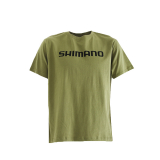 Shimano Corporate Mens T-Shirt Khaki S