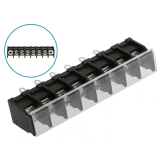 Terminal Block with Clear Cover 6-Way