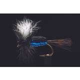 Manic Tackle Project Humpy Dry Fly Blue Bottle