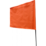 Seahorse Flag on Pole Orange