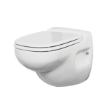 VETUS Electric Wall Toilet with Control Panel 12V