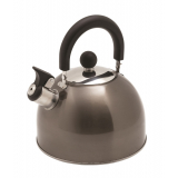 Kiwi Camping Deluxe Whistling Kettle Graphite 2.5L