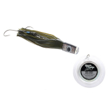 Black Magic Fugly Squid Game Lure 10/0 Double Rigged