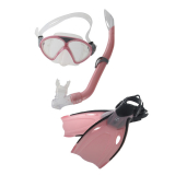 Mirage Squirt Junior Mask Snorkel and Fins Set Pink L