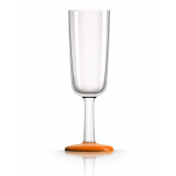 Marc Newson Unbreakable Champagne Glass Cadmium Orange