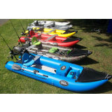 Nifty Boats Inflatable Fishing Kayak Blue