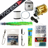 Shimano Tiagra 50W Fully Rollered Hollowcore Gamefishing Package 5ft 7in 24kg 1pc