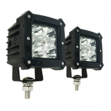 Powertech Trailer LED Work Light Pair 1800 Lumen 3in 20W 9-32VDC