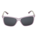 Ugly Fish Tween PTW541 Polarised Sunglasses Frosted Pink Frame Smoke Lens